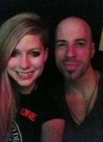 Avril está en Alemania viendo a Nickelback