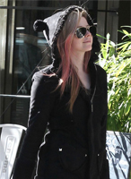 Avril y Chad vuelven de Zurich