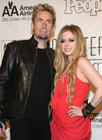 Avril con Chad en la ceremonia Annual Songwriters Hall Of Fame