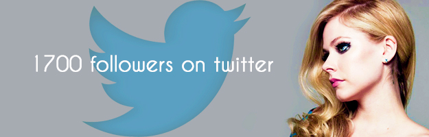 1700 followers en twitter